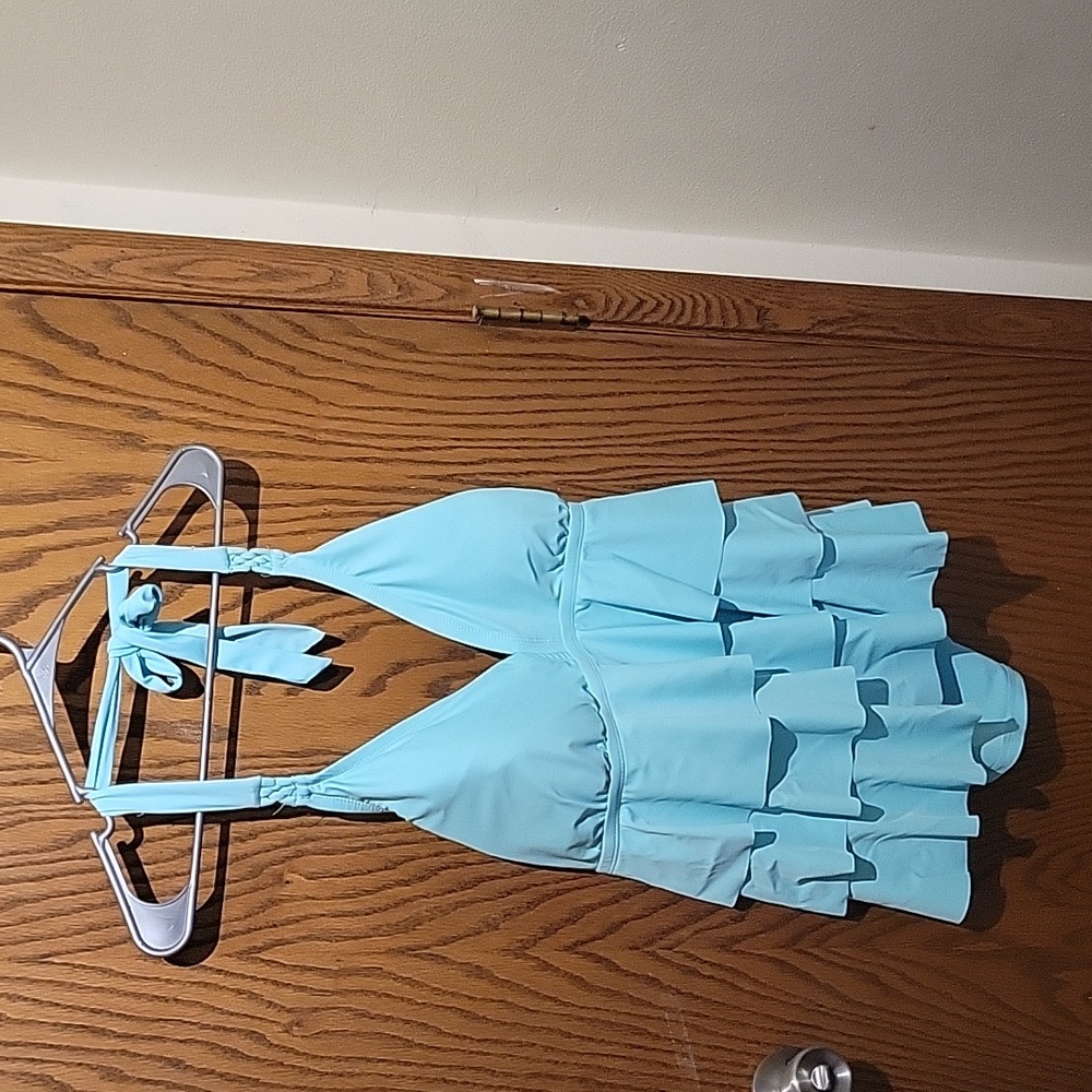 Collections By Catalina Halter Top Swim Suit Top Size 3x